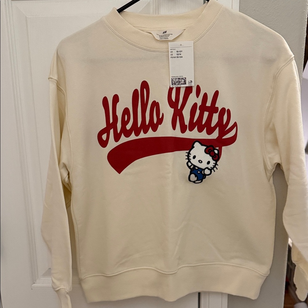 Hello Kitty Cream and Red Sweater